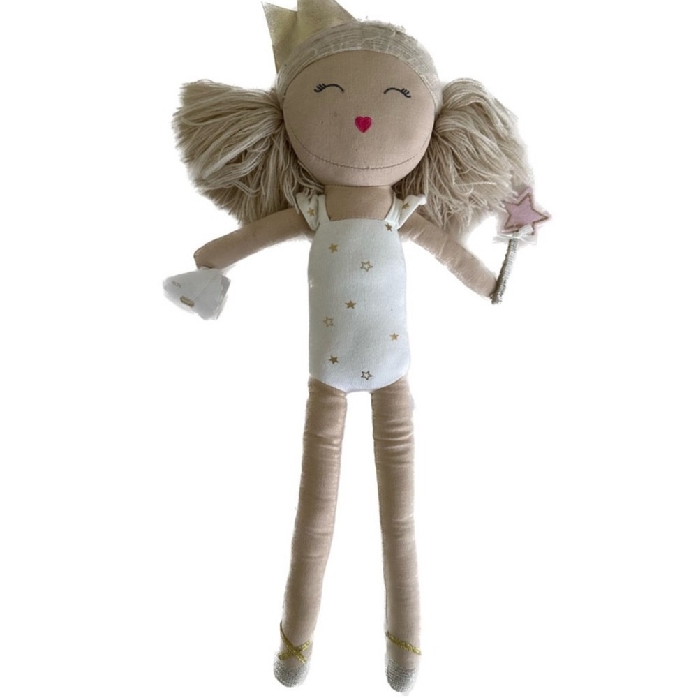 NWT MUDPIE BLONDE BALLERINA DOLL 18”